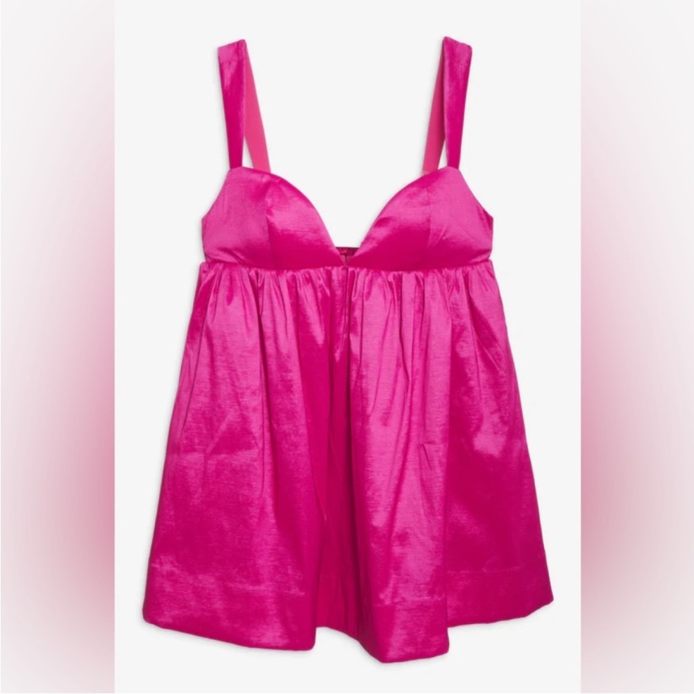For love and lemons Selena mini dress in hot pink - Picture 9 of 12